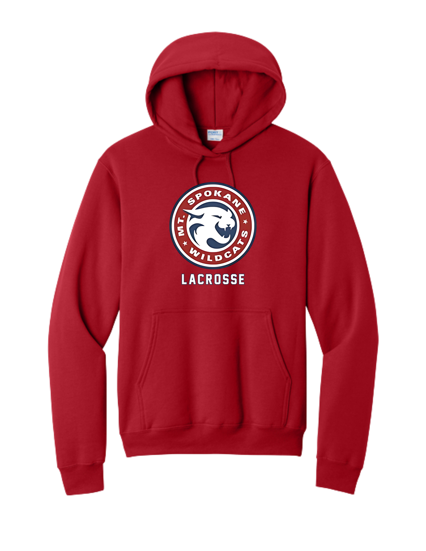 Mt. Spokane Lacrosse P&C Core Fleece Hooded Sweatshirt Circle Logo