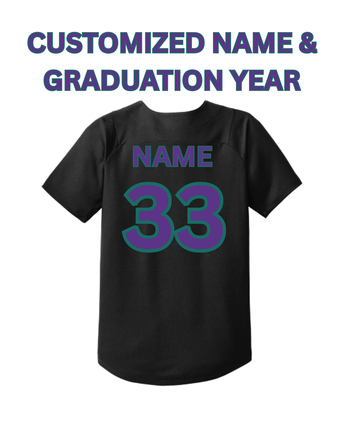 Liberty Ridge Elementary New Era Youth Diamond Full Button Jersey