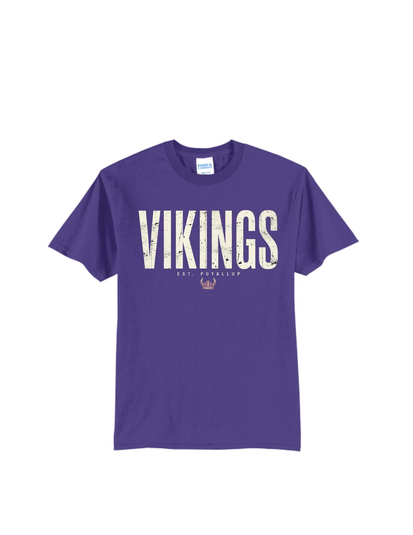 Puyallup Junior Football T-Shirt Vikings Banner
