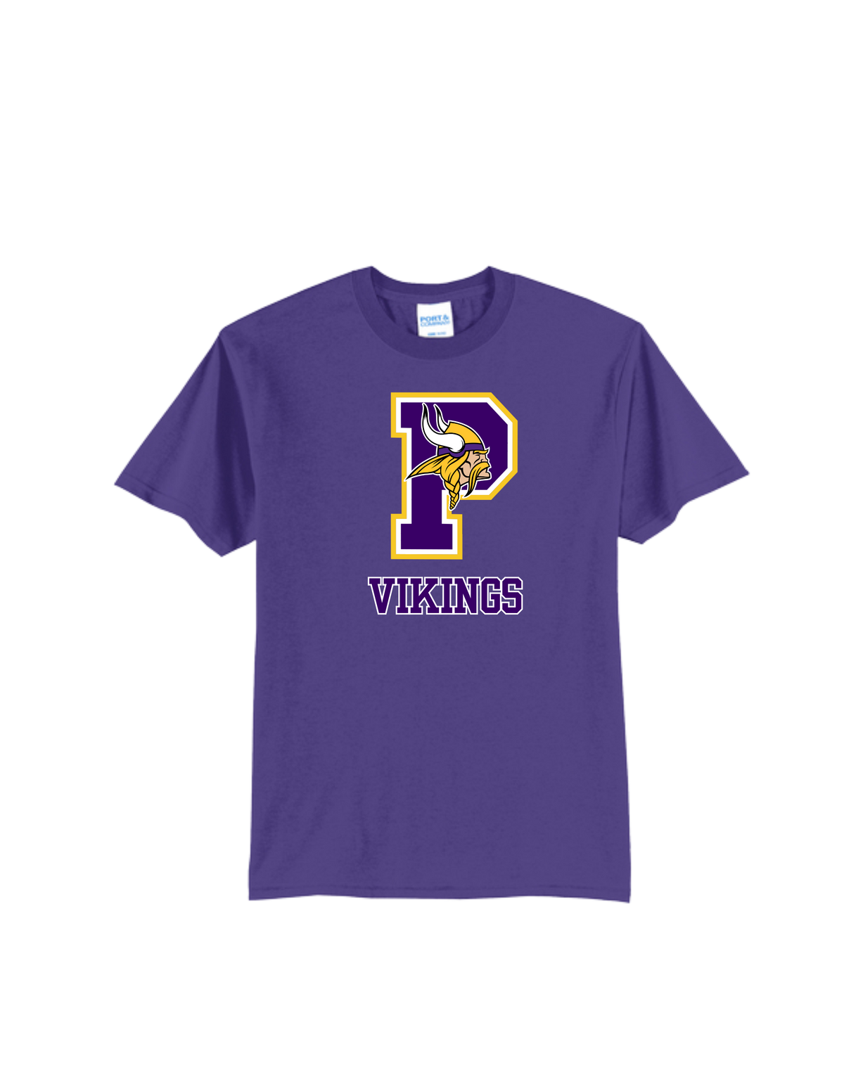 Puyallup Junior Football T-Shirt Vikings P Logo