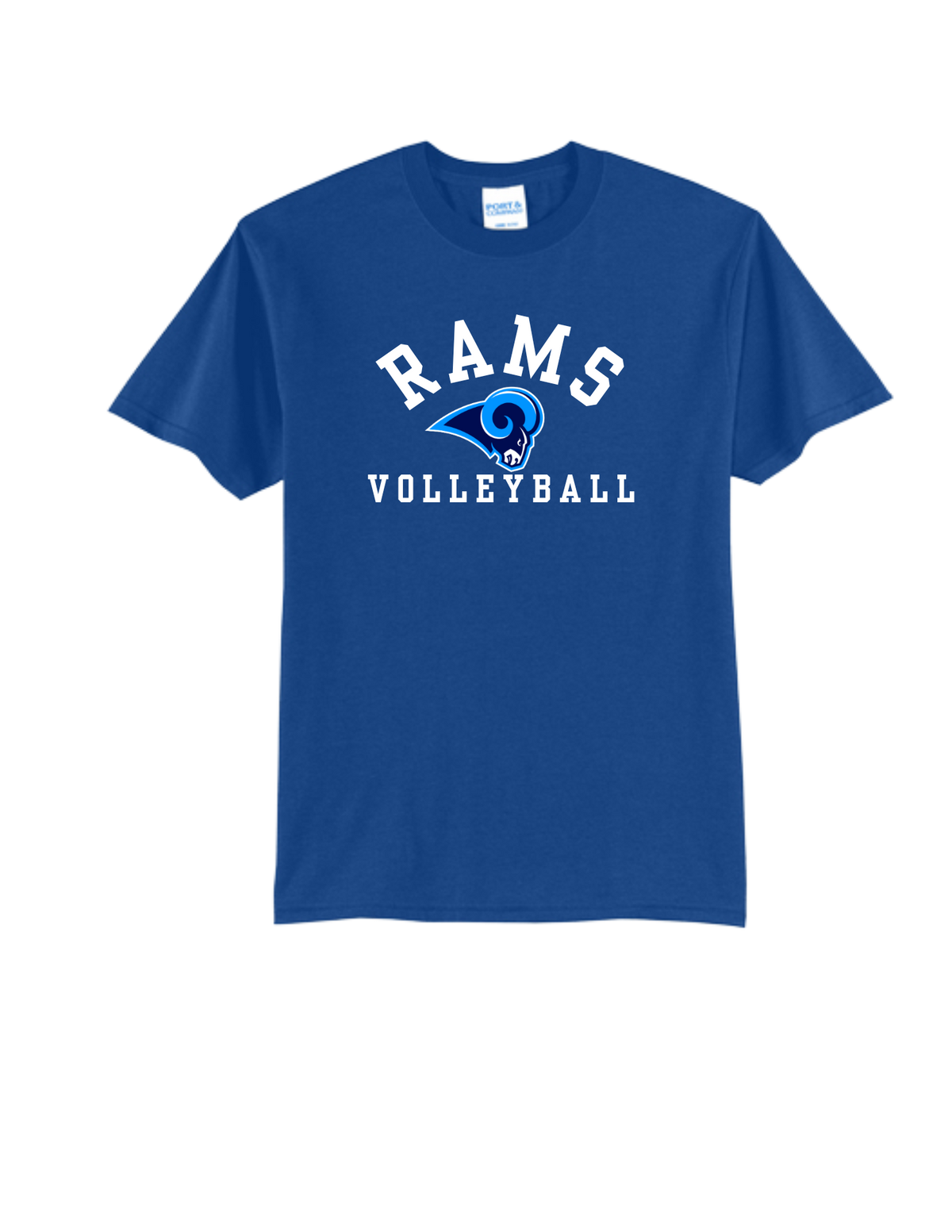 Rogers Volleyball P&C Core Blend Tee-Logo3
