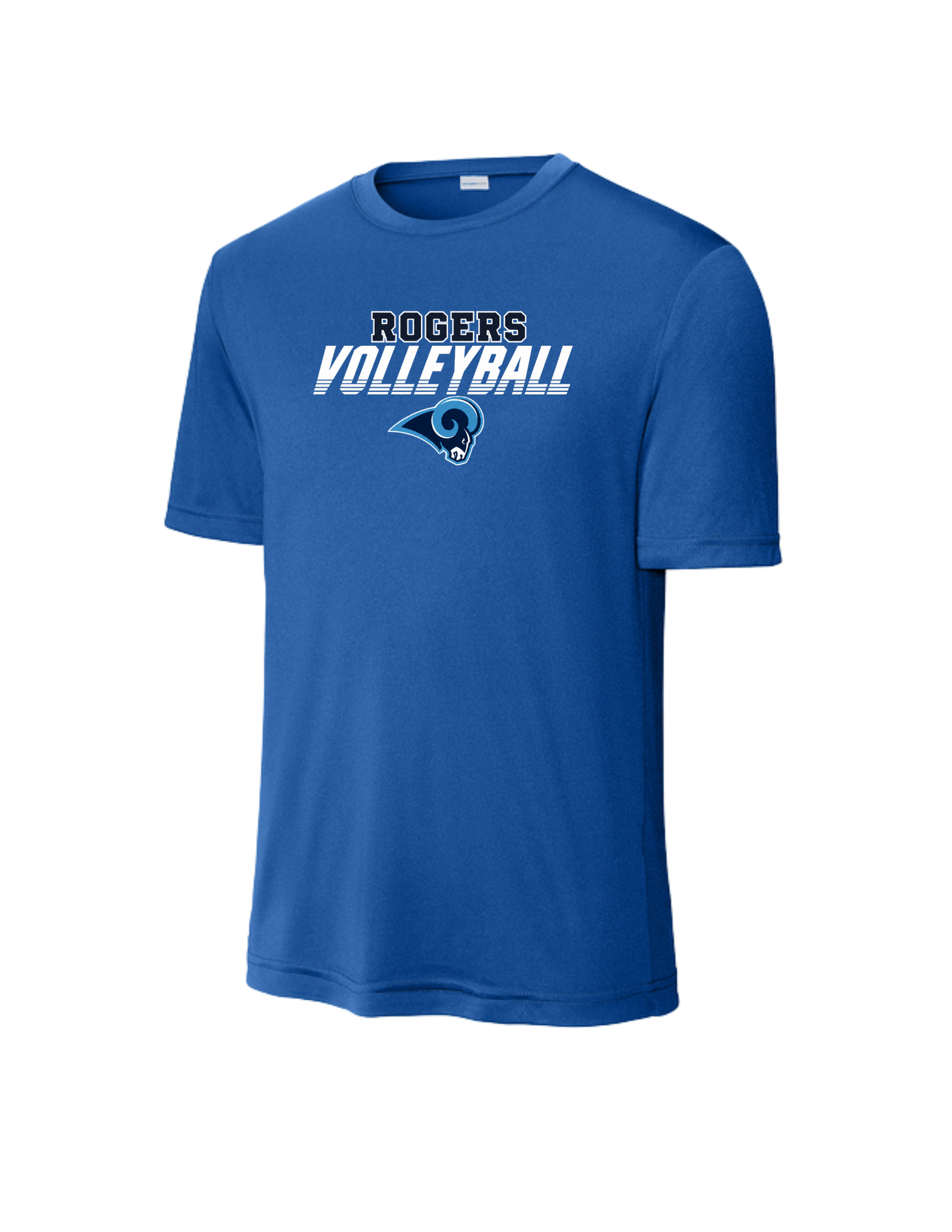 Rogers VB-Sport-Tek Dri Fit Tee -Logo4