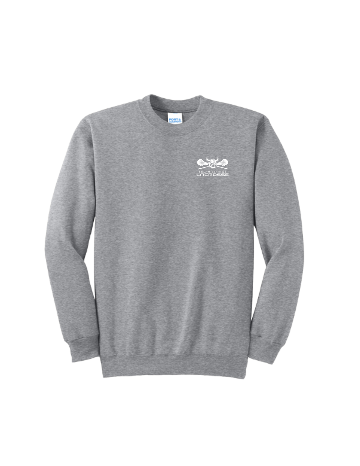 Selah Lacrosse P&C Core Fleece Crewneck Sweatshirt (Left Chest Logo)