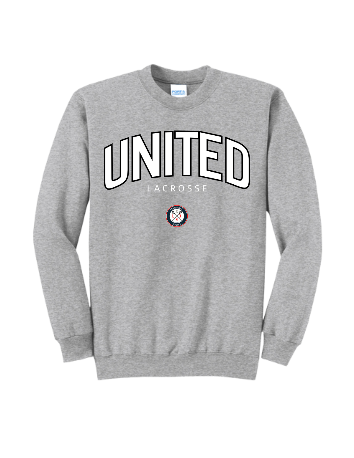 WUL UNITED Banner P&C Core Fleece Crewneck Sweatshirt