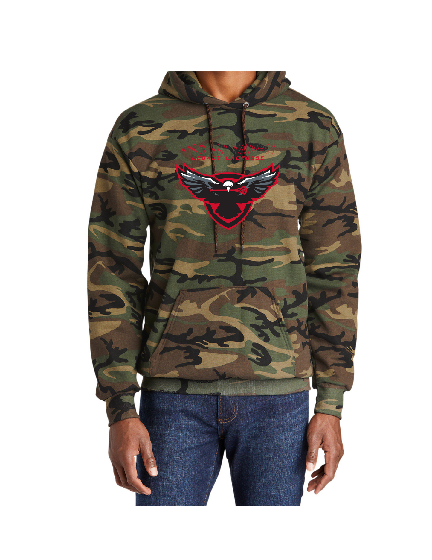 North Tapps Lacrosse Camo Hooded Sweatshirt