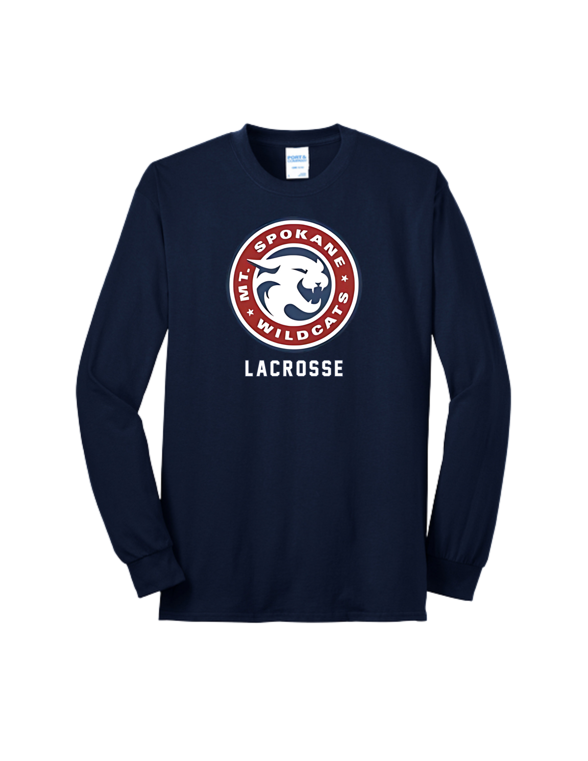 Mt. Spokane Poly/Cotton Long Sleeve T-Shirt