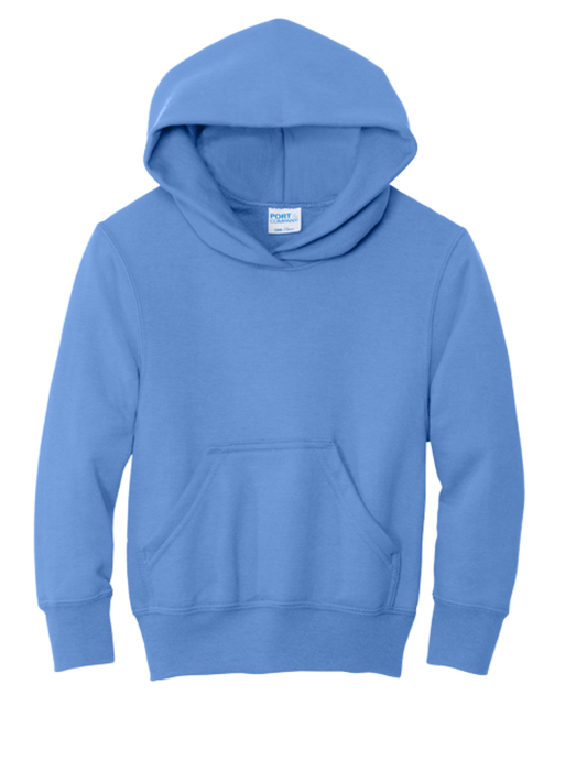 Port & Co Youth Core Fleece Pullover Hooded Sweatshirt- PC78YH