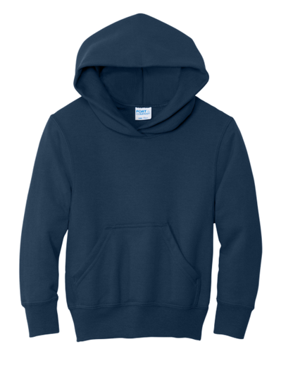 Port & Co Youth Core Fleece Pullover Hooded Sweatshirt- PC78YH