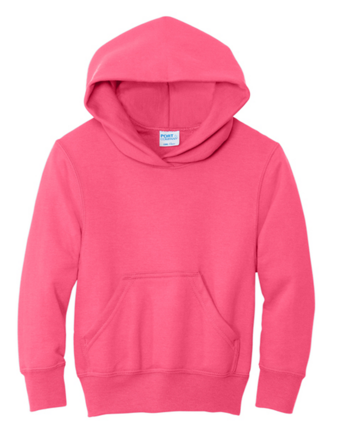 Port & Co Youth Core Fleece Pullover Hooded Sweatshirt- PC78YH