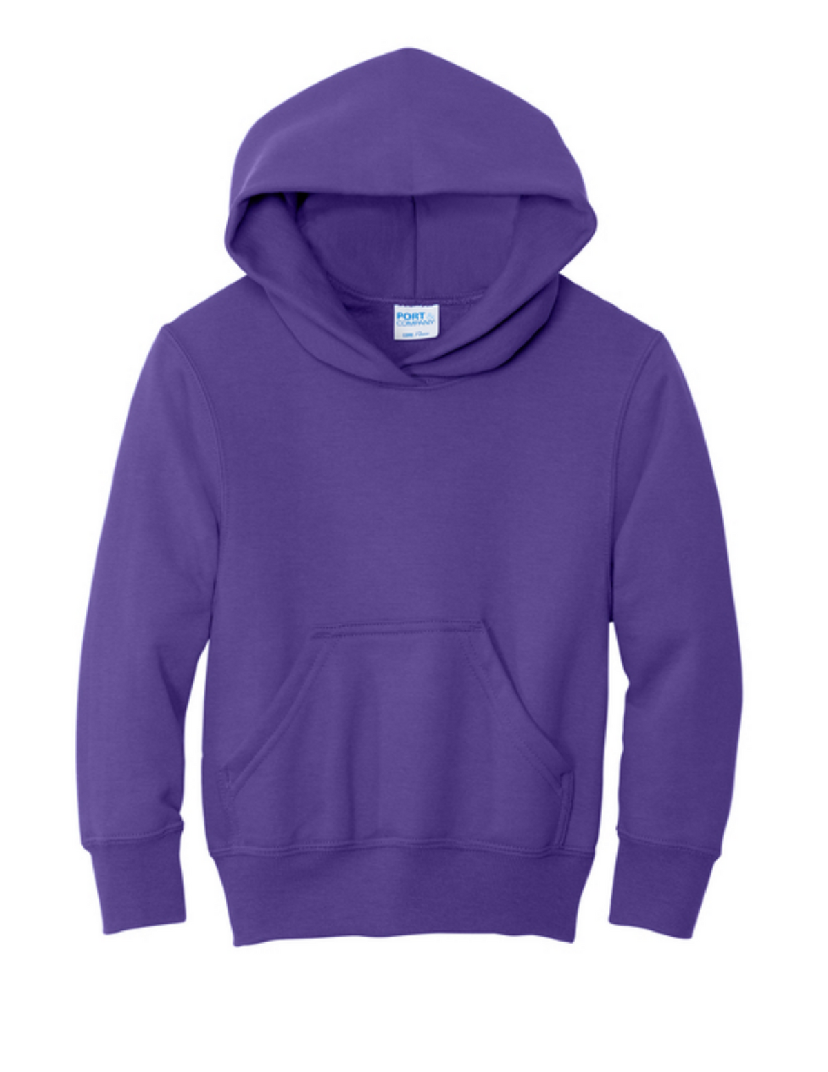 Port & Co Youth Core Fleece Pullover Hooded Sweatshirt- PC78YH
