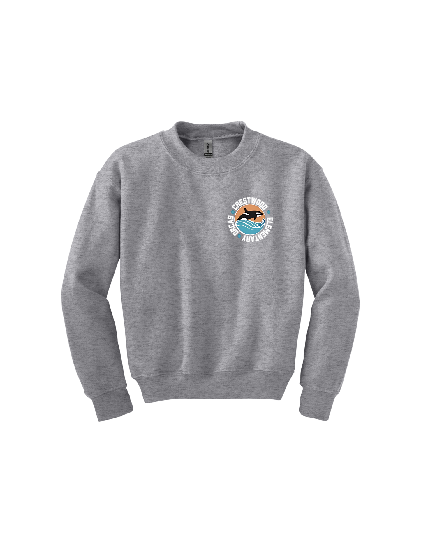 Crestwood Elementary Gildan Youth Crewneck Sweatshirt