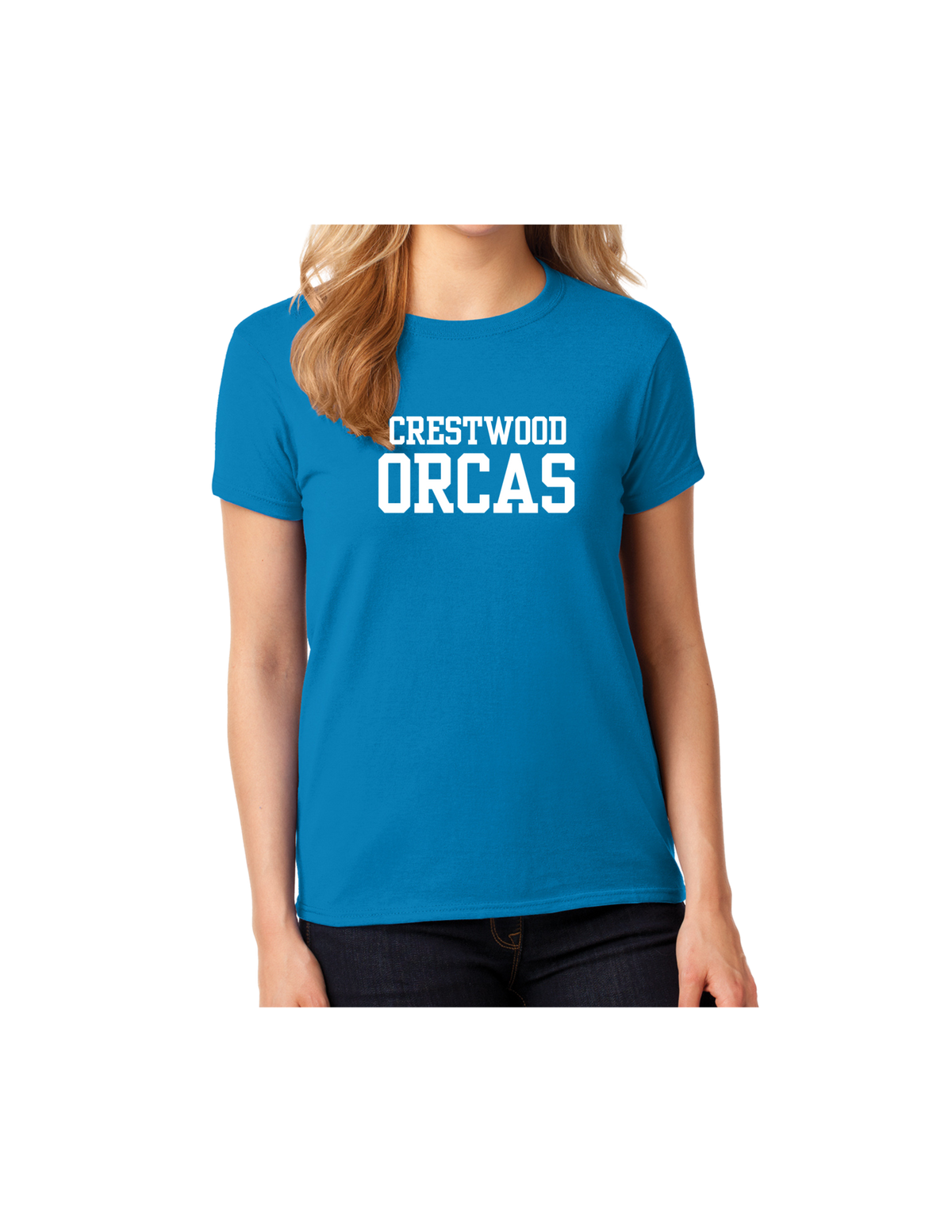Crestwood Elementary Gildan Women's 100% Cotton T-Shirt