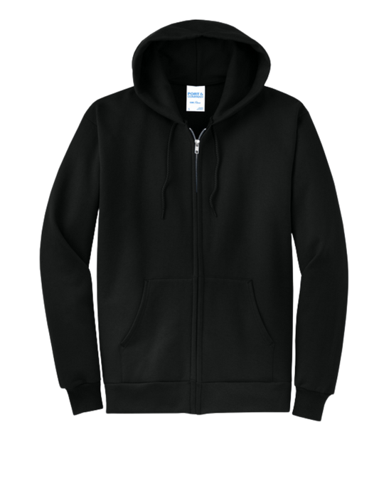 Port & Co Core Fleece Full-Zip Hooded Sweatshirt-PC78ZH