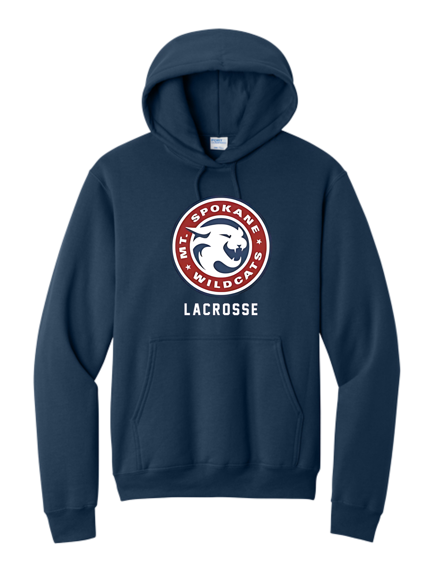 Mt. Spokane Lacrosse P&C Core Fleece Hooded Sweatshirt Circle Logo
