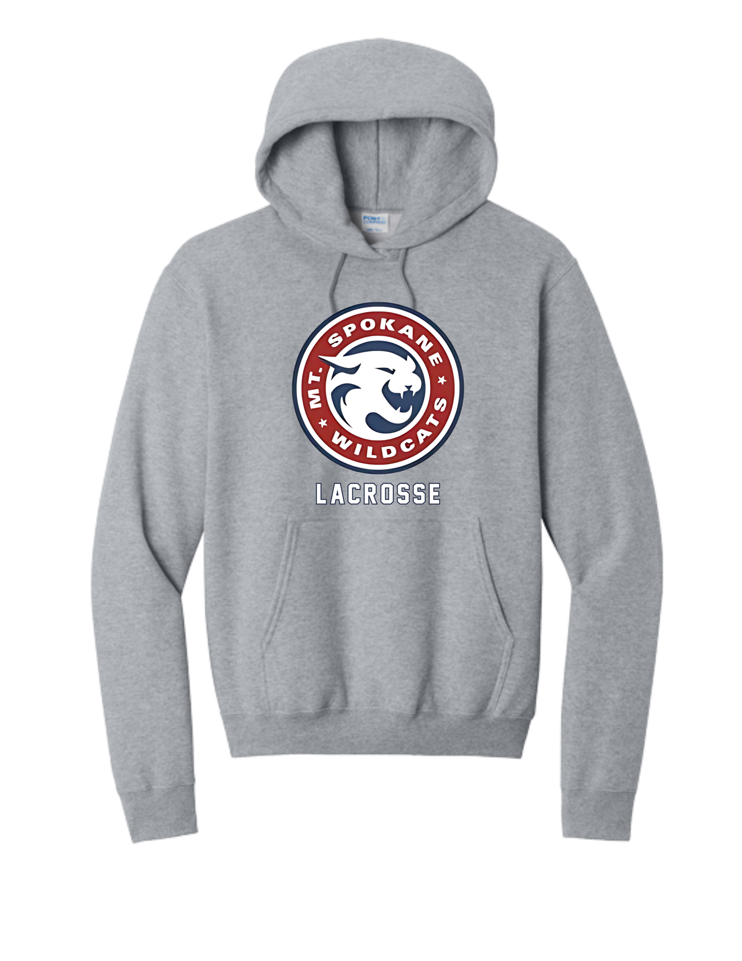 Mt. Spokane Lacrosse P&C Core Fleece Hooded Sweatshirt Circle Logo
