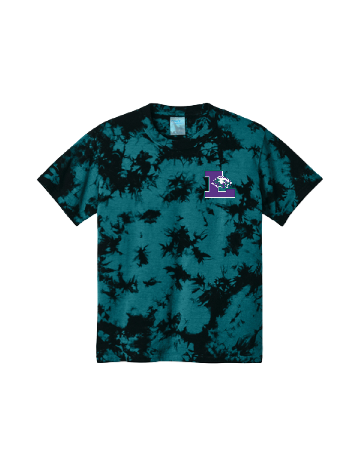 Liberty Ridge Elementary P&C Crystal Tie-Dye Tee (Black/Teal)