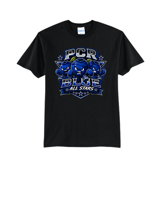 PCR BLUE ALL STARS-Port & Co™ Core Blend Tee with Large logo