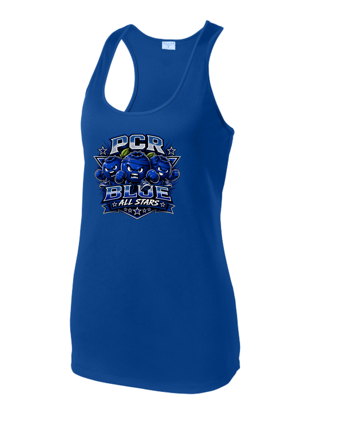 PCR BLUE ALL STARS-Sport-Tek Dri-Fit Women's Racerback Tank