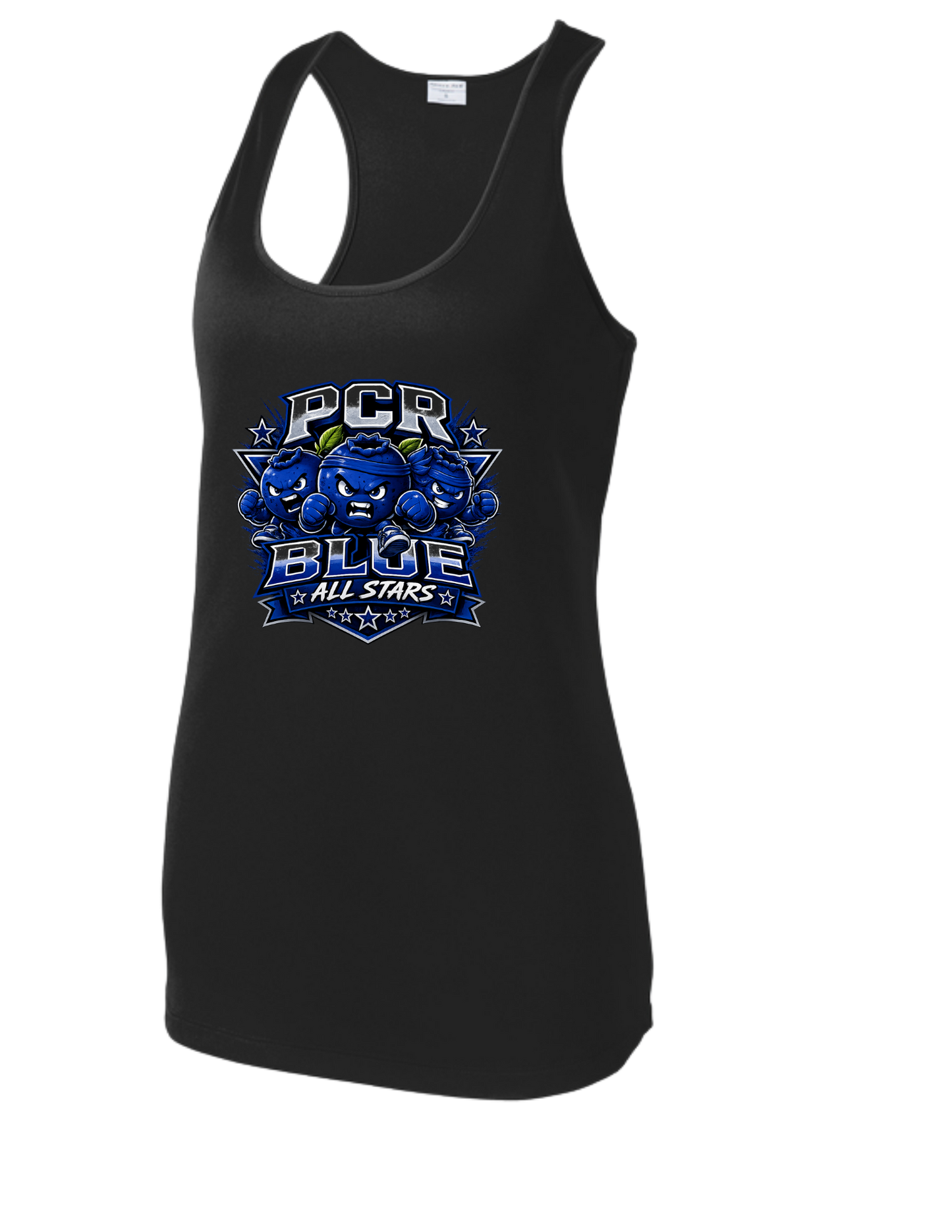 PCR BLUE ALL STARS-Sport-Tek Dri-Fit Women's Racerback Tank