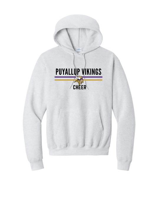 PUYALLUP CHEER-Port & Co Core Fleece Hoodie-w/Puyallup Vikings Cheer Logo