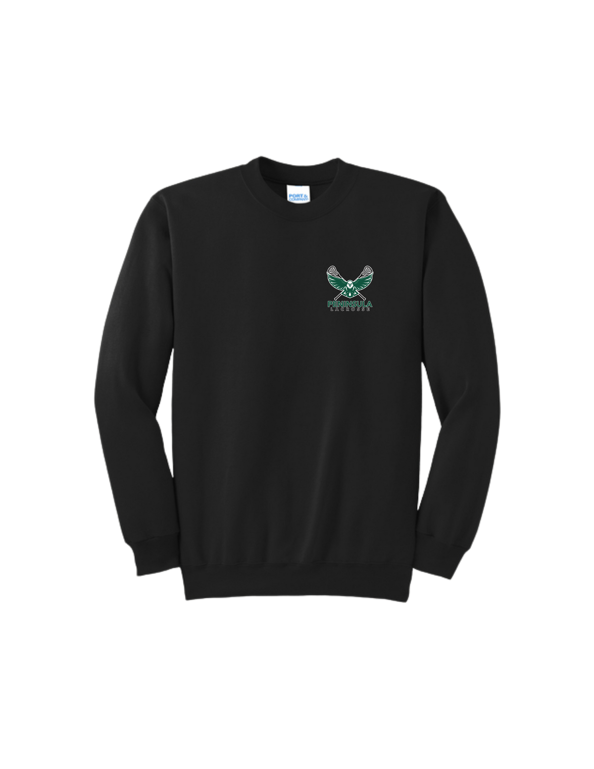 Peninsula Lacrosse P&C Core Fleece Crewneck Sweatshirt (Left Chest Logo)