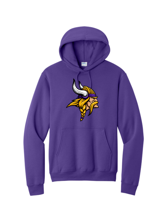 Puyallup Junior Football Hooded Sweatshirt Viking Crest