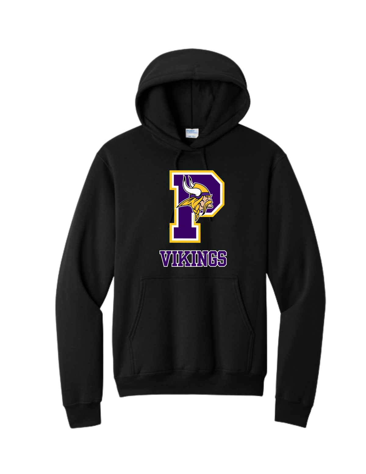 Puyallup Junior Football YOUTH Hooded Sweatshirt P LOGO