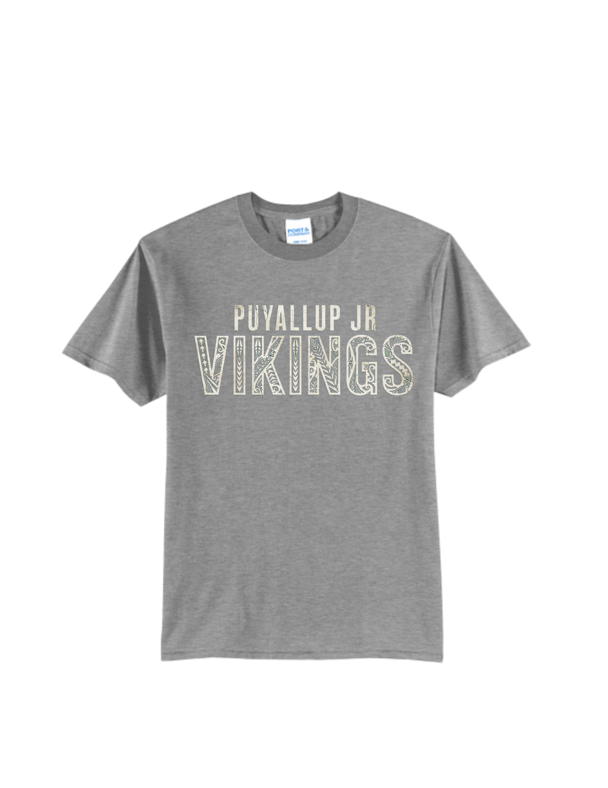 Puyallup Junior Football T-Shirt Vikings Tribal Banner