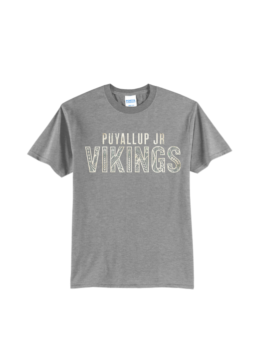 Puyallup Junior Football T-Shirt Vikings Tribal Banner