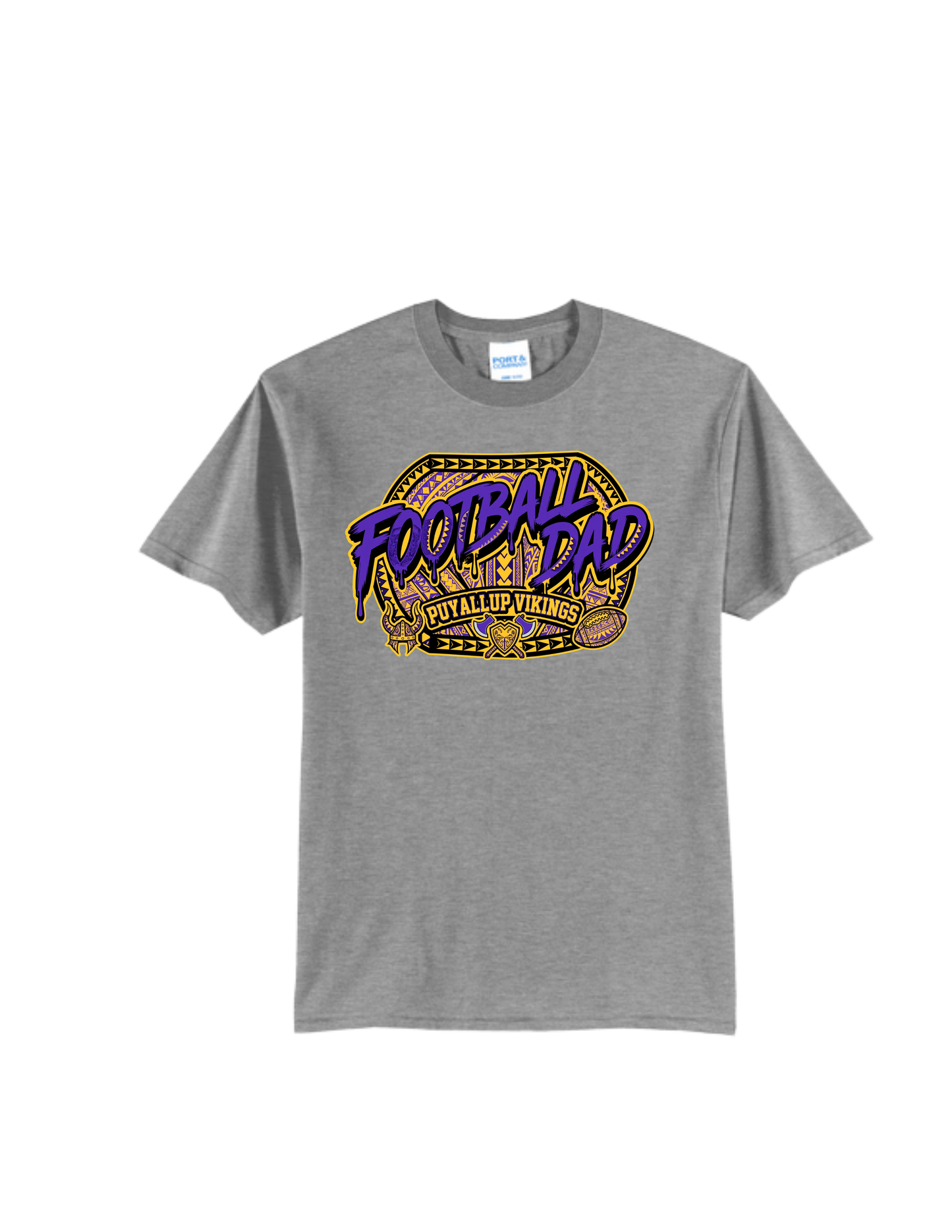 Puyallup Junior Football T-Shirt Vikings Football Dad