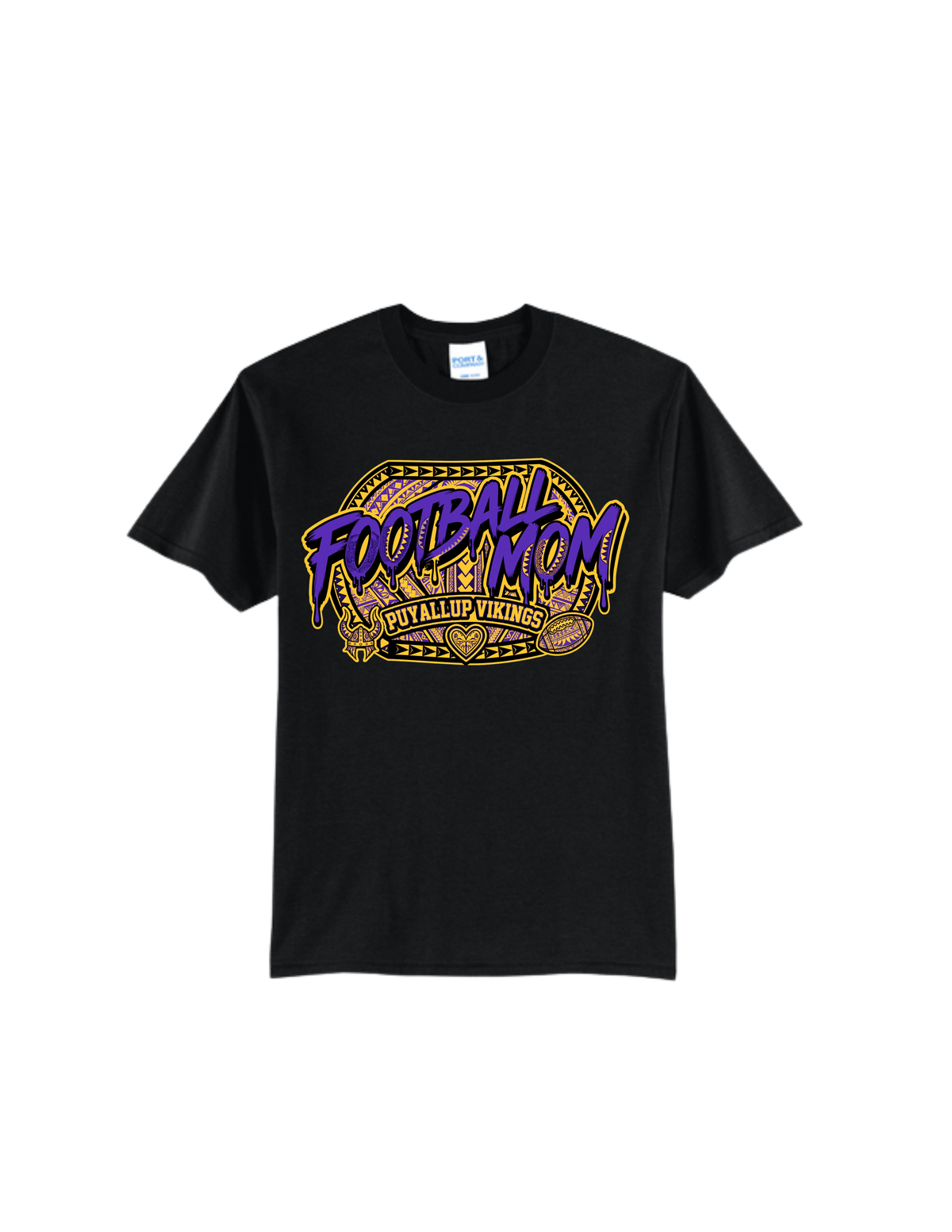 Puyallup Junior Football T-Shirt Vikings Football Mom