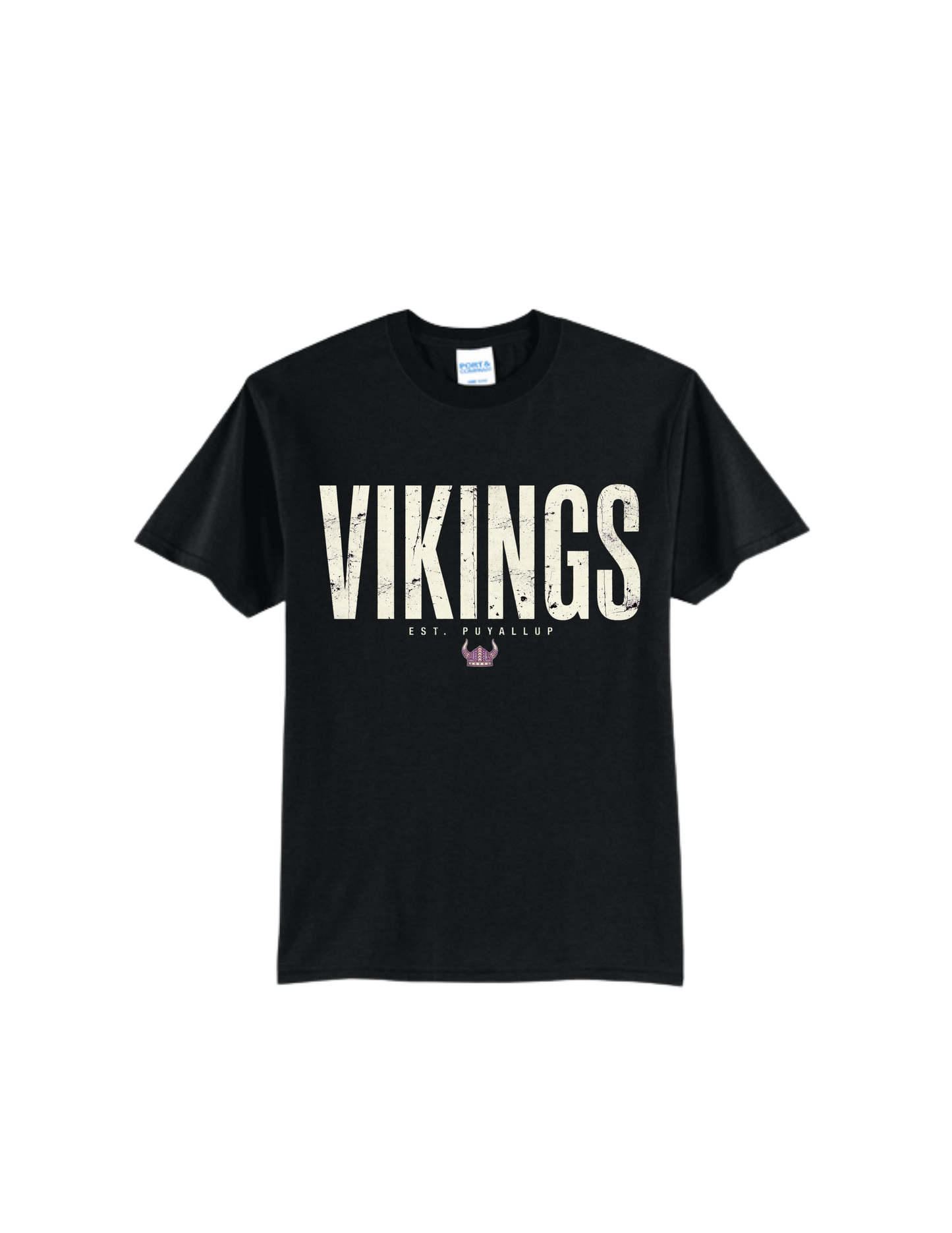 Puyallup Junior Football T-Shirt Vikings Banner