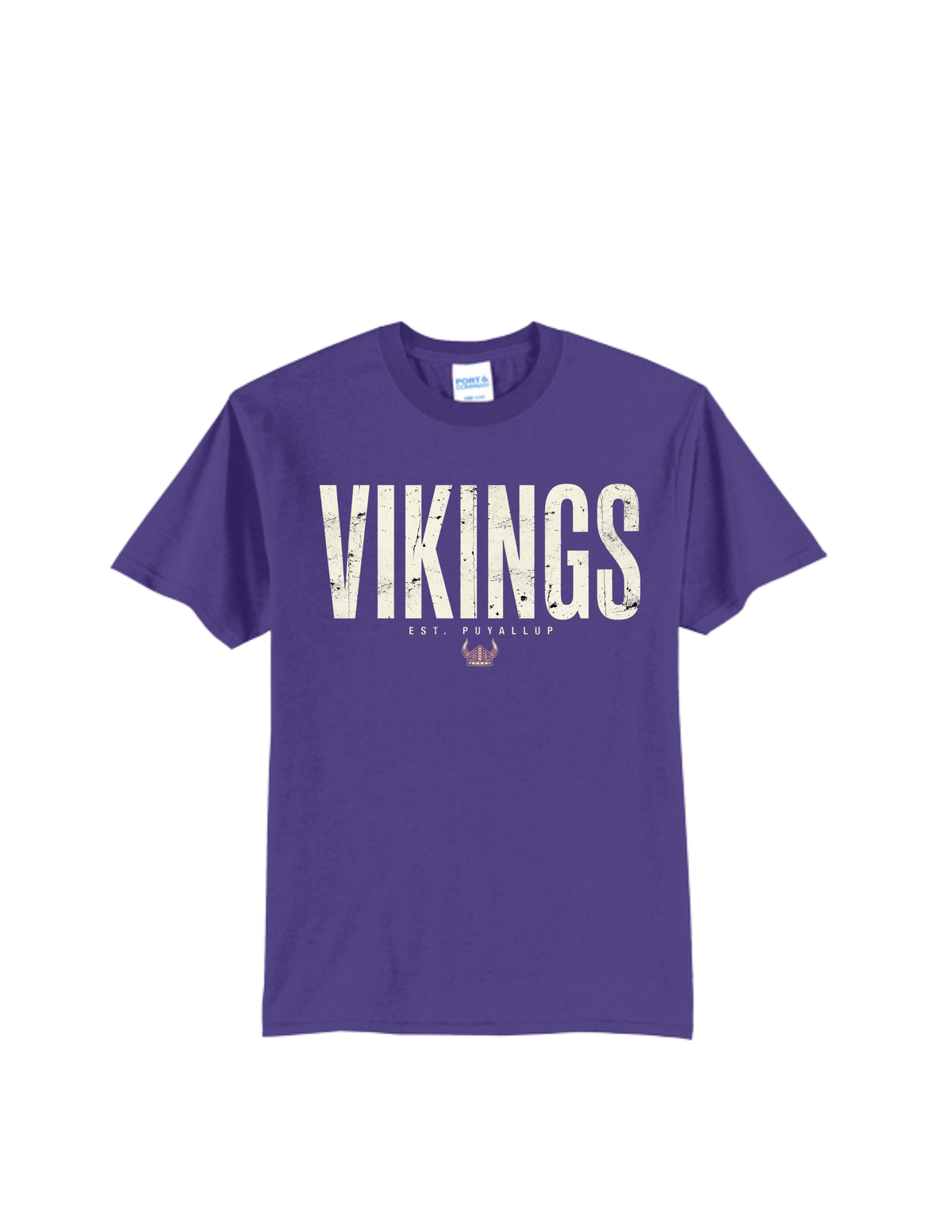 Puyallup Junior Football T-Shirt Vikings Banner