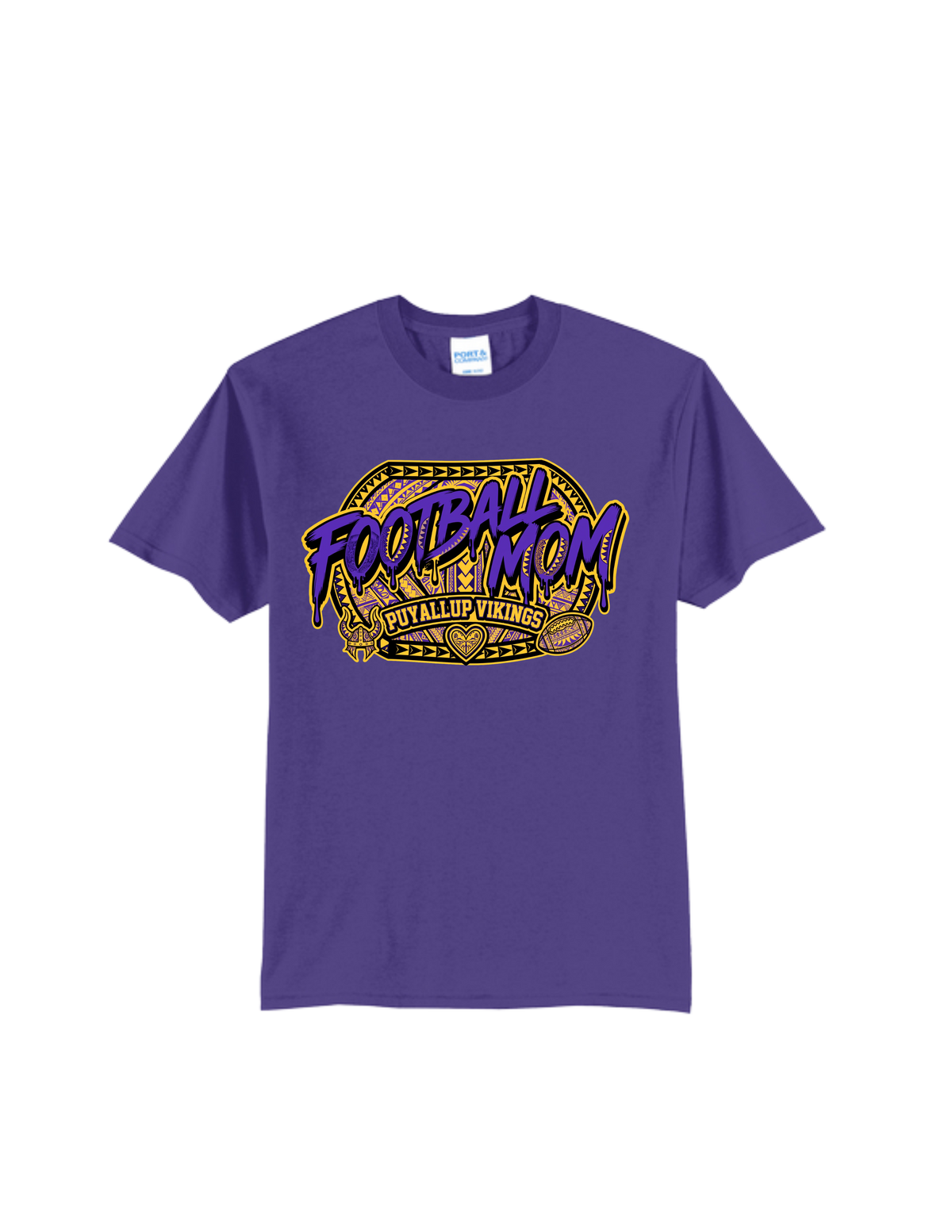 Puyallup Junior Football T-Shirt Vikings Football Mom