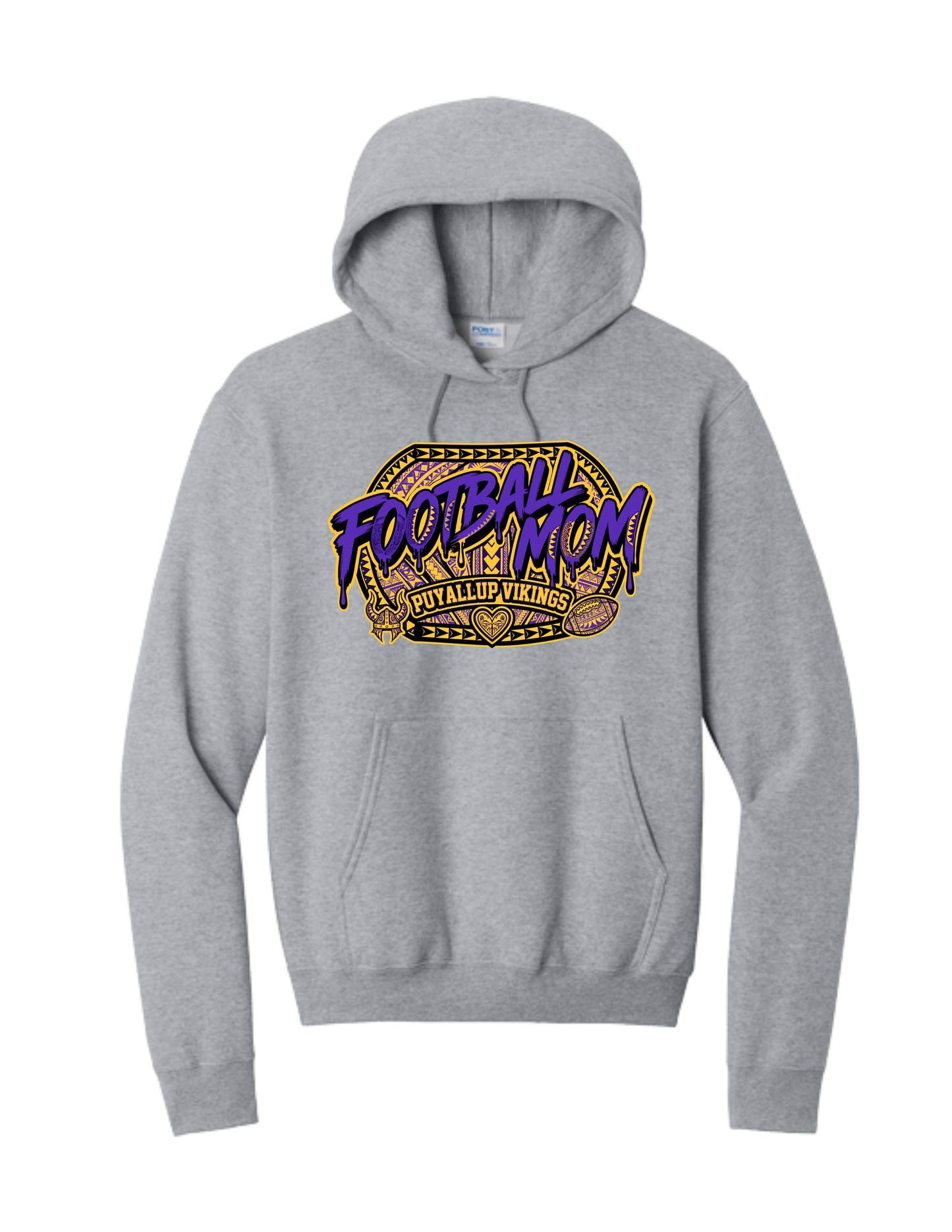 Puyallup Junior Football Hooded Sweatshirt FOOTBALL MOM