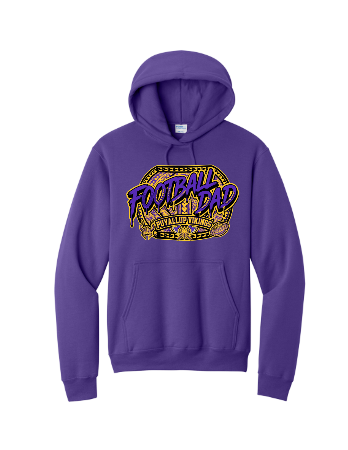 Puyallup Junior Football Hooded Sweatshirt FOOTBALL DAD