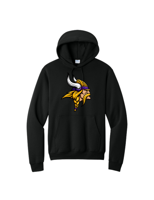 Puyallup Junior Football YOUTH Hooded Sweatshirt Viking Crest