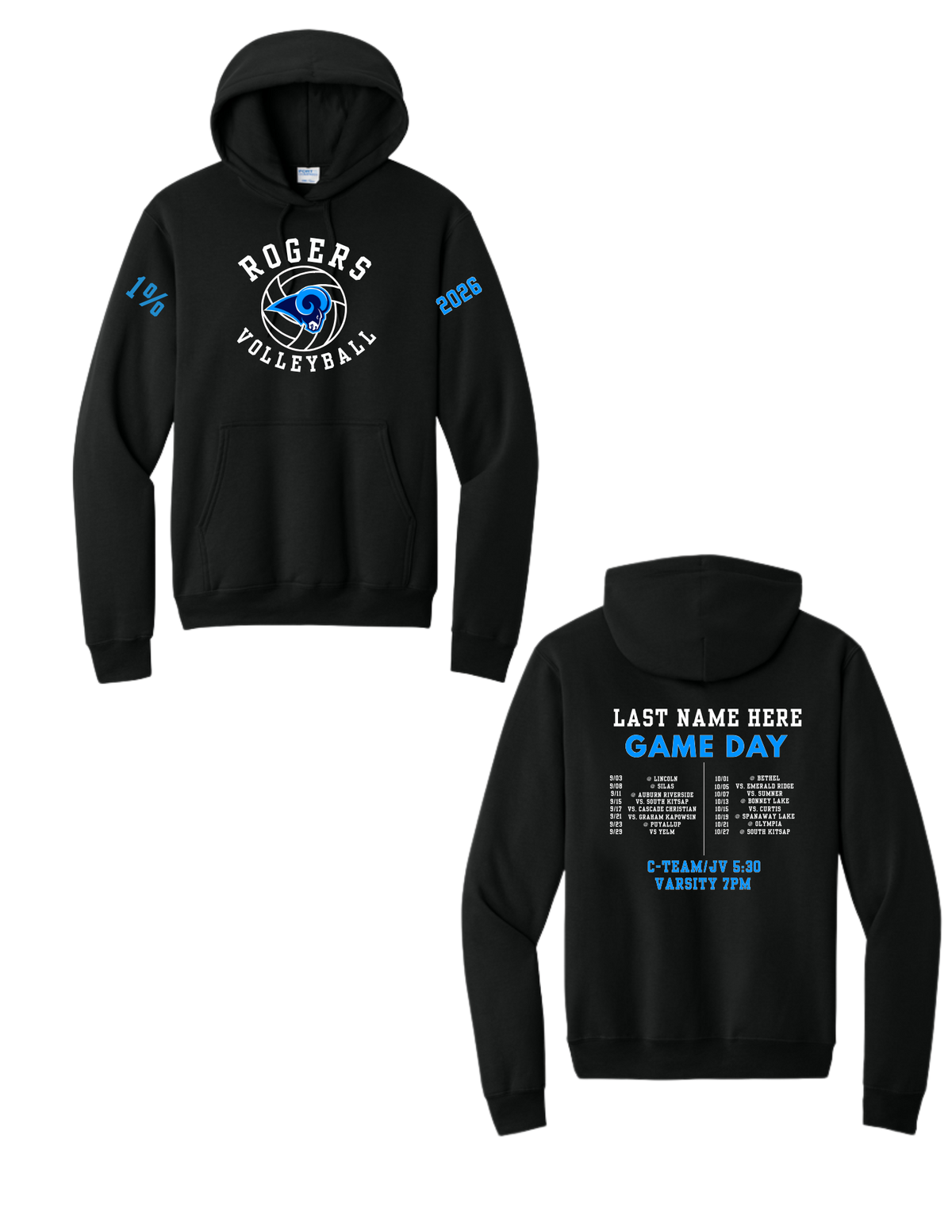 ***ROGERS VB GAME DAY SWEATSHIRT***