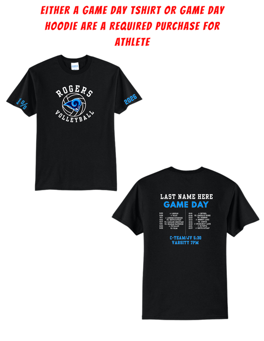 ***ROGERS VB GAME DAY T-SHIRT or hoodie***