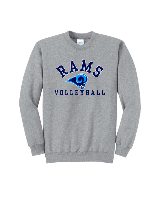 ROGERS VB-Port & Co Core Crewneck w/ Blue Rams Logo