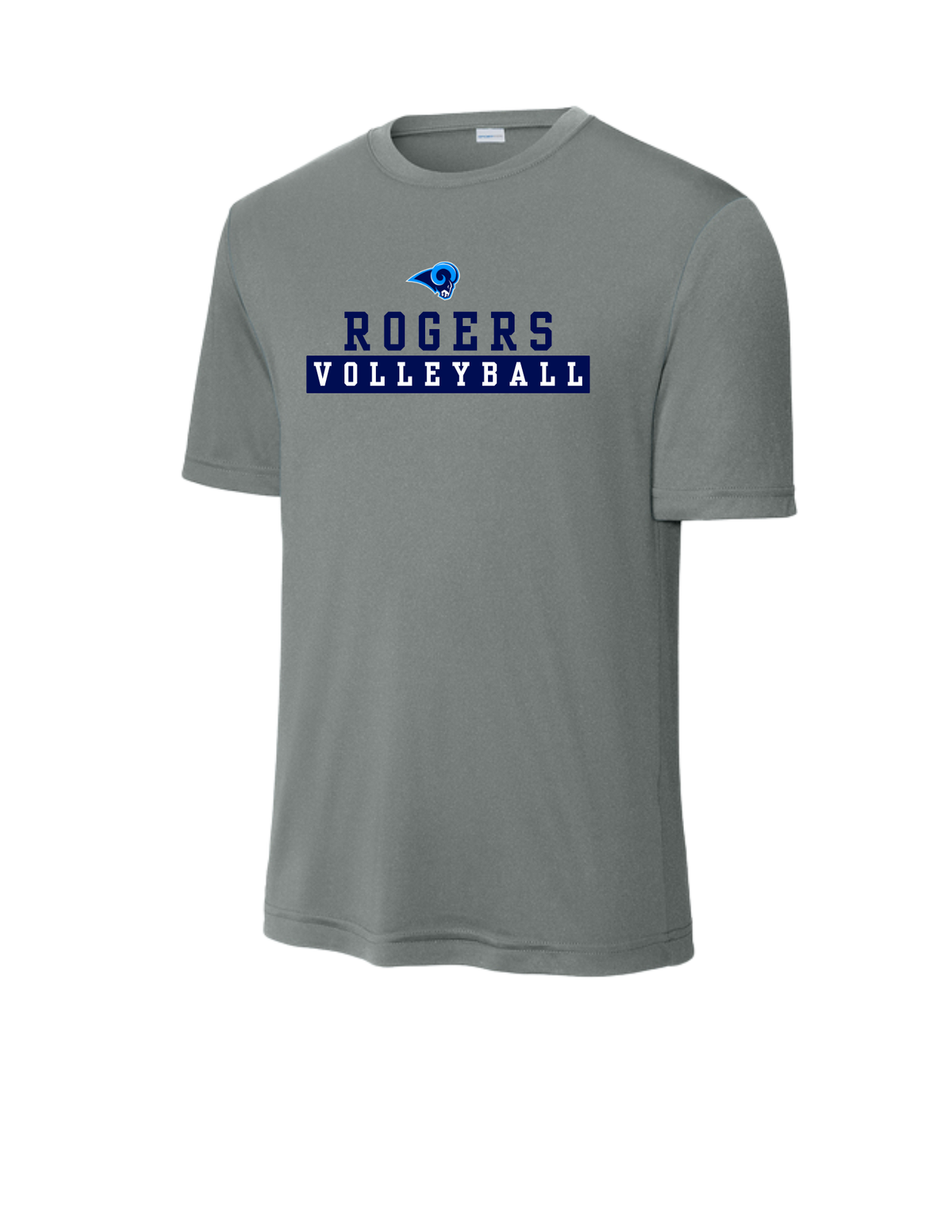 Rogers VB-Sport-Tek Dri Fit Tee- Logo2