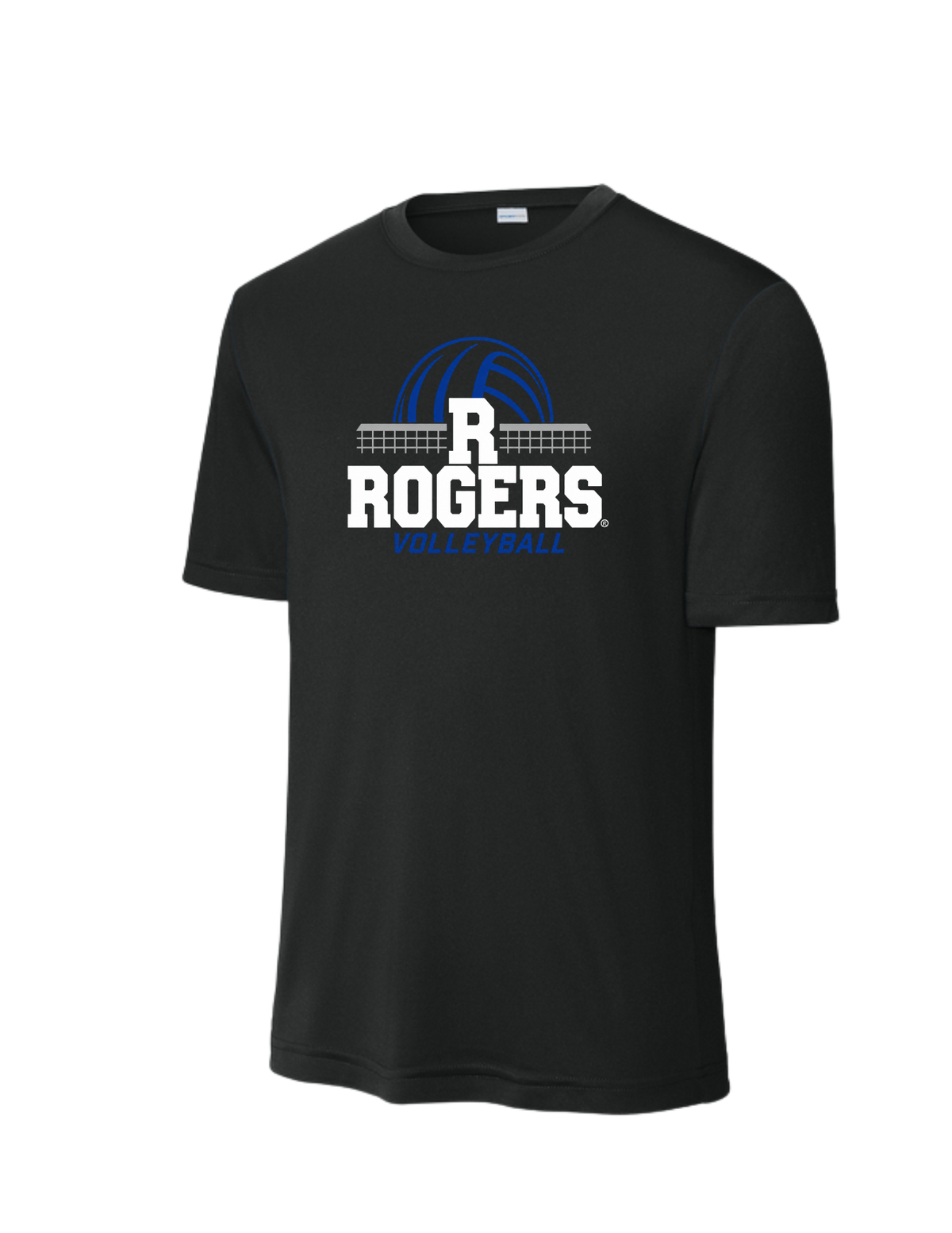 Rogers VB-Sport-Tek Dri Fit Tee -Logo1