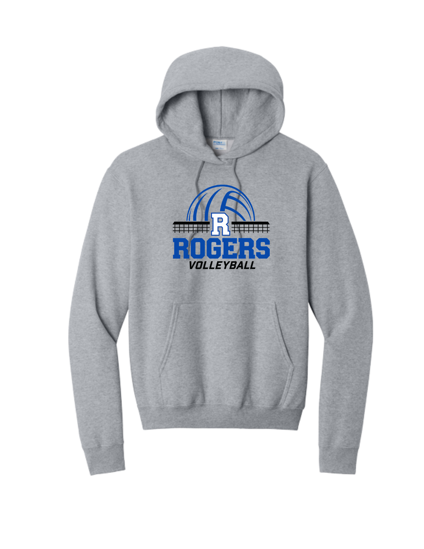 ROGERS VB-Port & Co Core Fleece Hoodie-Logo1