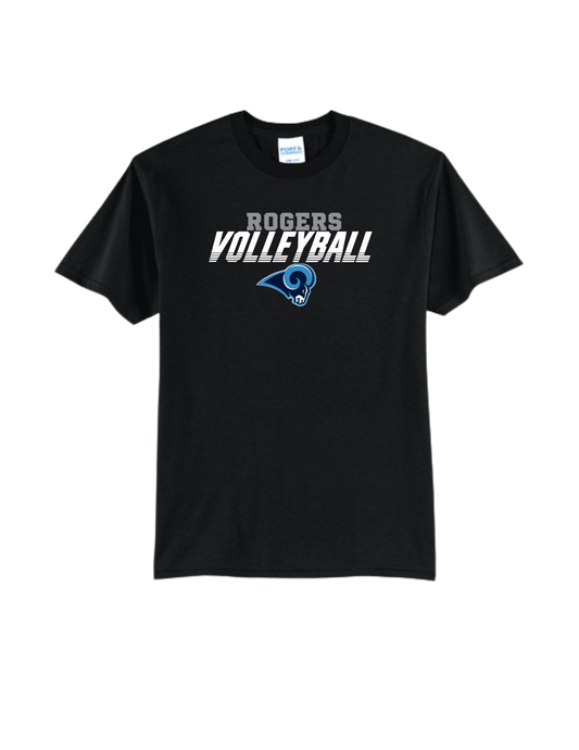 Rogers Volleyball P&C Core Blend Tee-Logo4