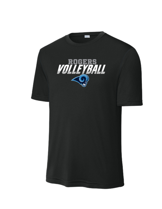 Rogers VB-Sport-Tek Dri Fit Tee -Logo4