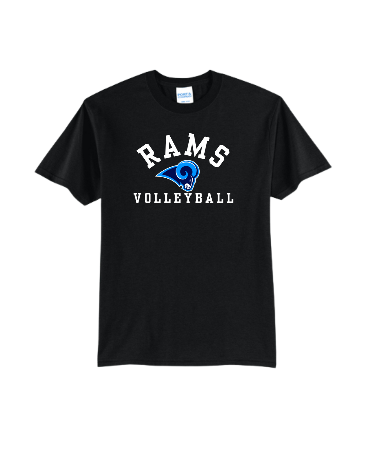 Rogers Volleyball P&C Core Blend Tee-Logo3