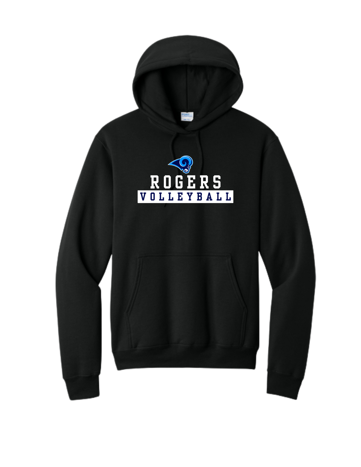 ROGERS VB-Port & Co Core Fleece Hoodie-Logo2