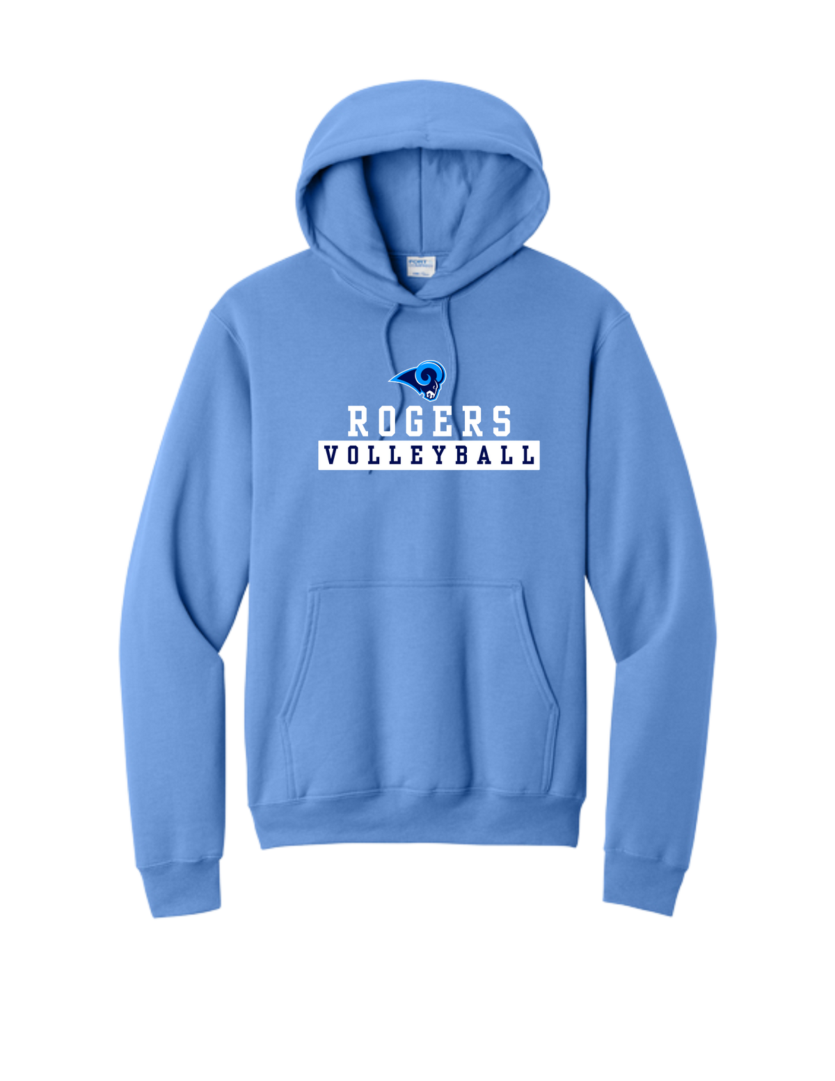 ROGERS VB-Port & Co Core Fleece Hoodie-Logo2