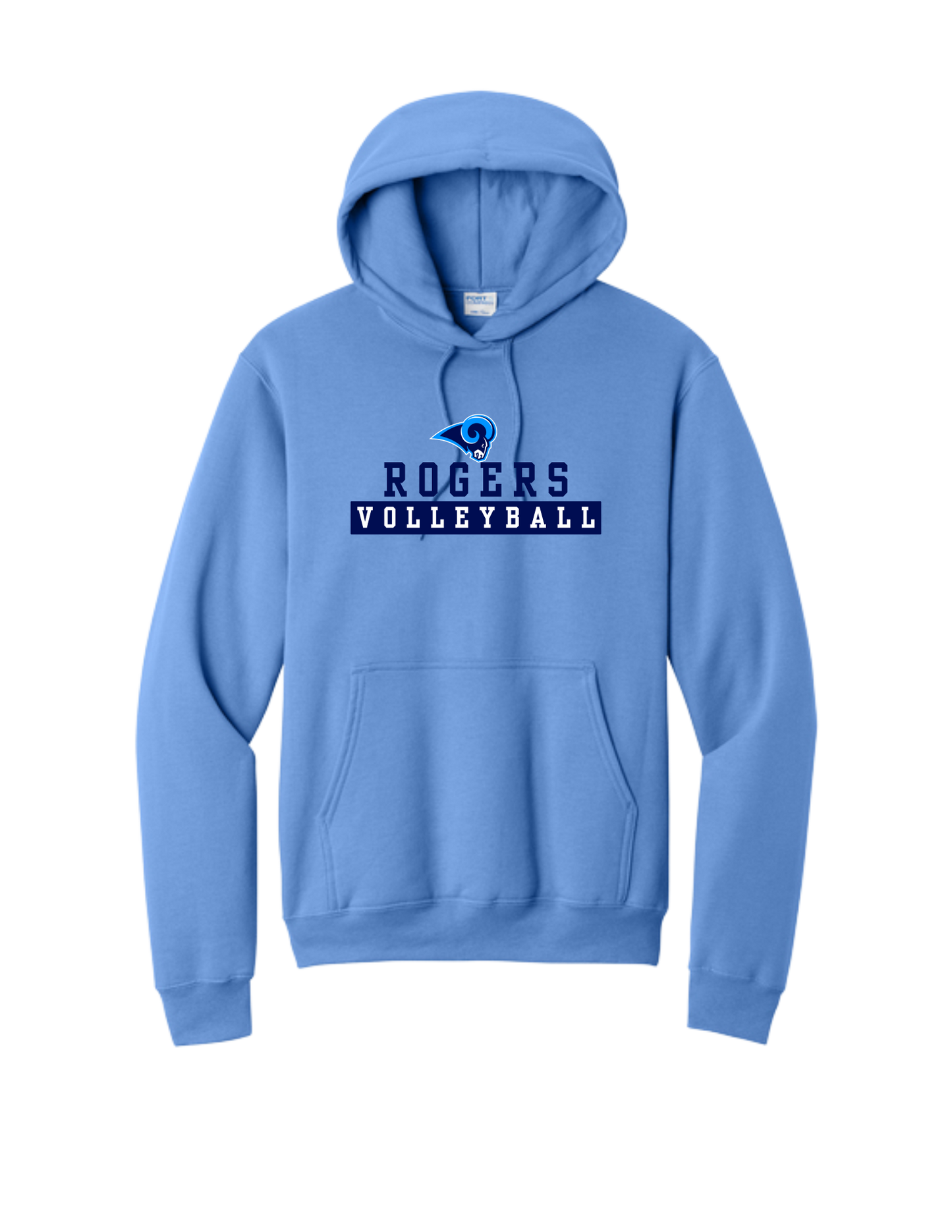 ROGERS VB-Port & Co Core Fleece Hoodie-Logo2