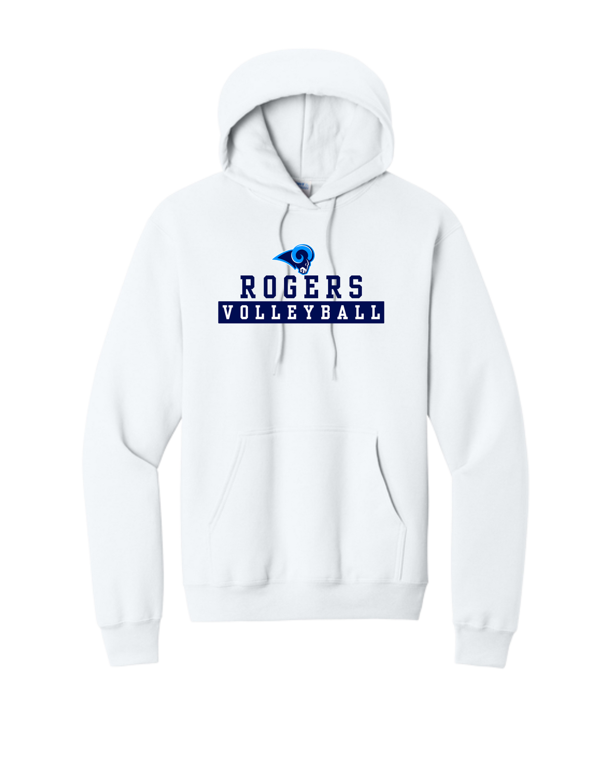 ROGERS VB-Port & Co Core Fleece Hoodie-Logo2